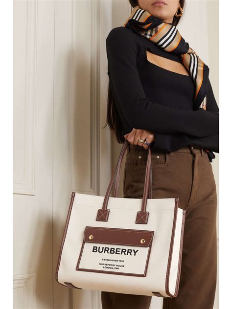 burberry textured leather tote debossed|net a porter burberry bag.